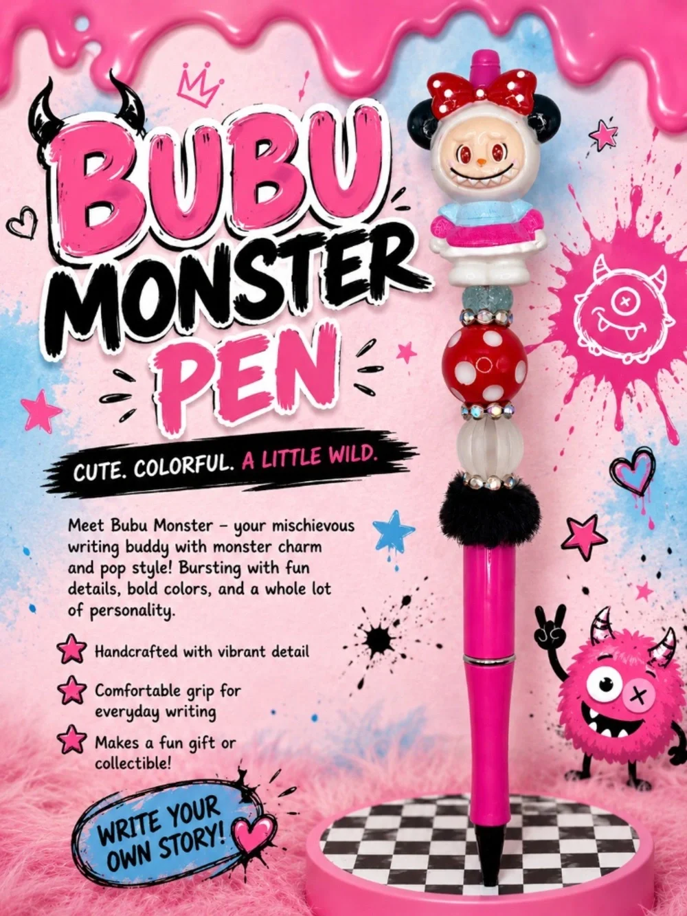 Bubu Monster Mischief Pen